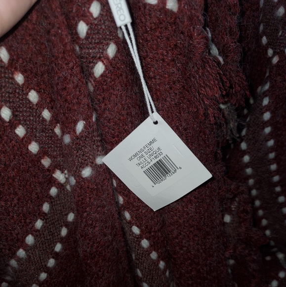 NEW shawl poncho plaid boho batwing blanket scarf - Picture 7 of 8